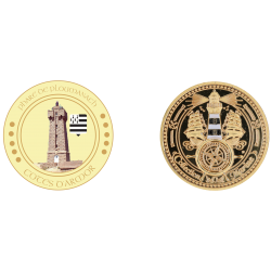 D11481 Medal 32mm Ploumanach Lighthouse