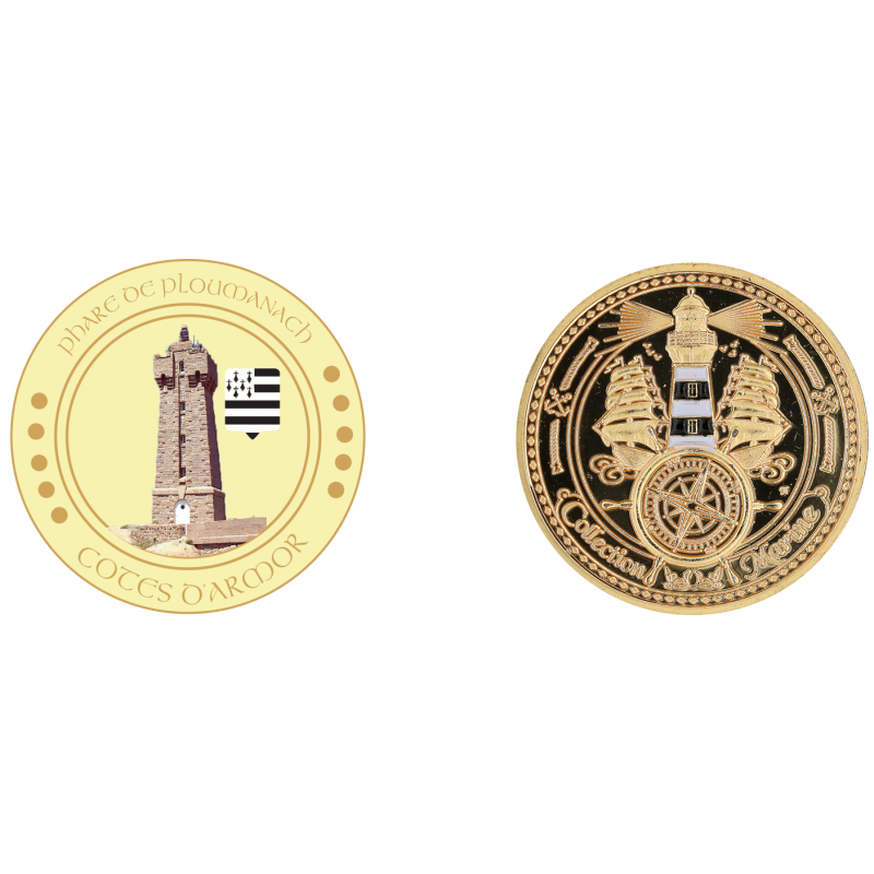 D11481 Medaille 32mm Phare de Ploumanach