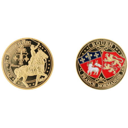 D11448 Medaille 32 mm Rouen Jeanne Darc