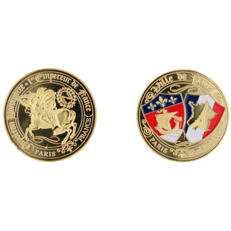 E1168 Medal 40mm Paris Napoleon Blasons