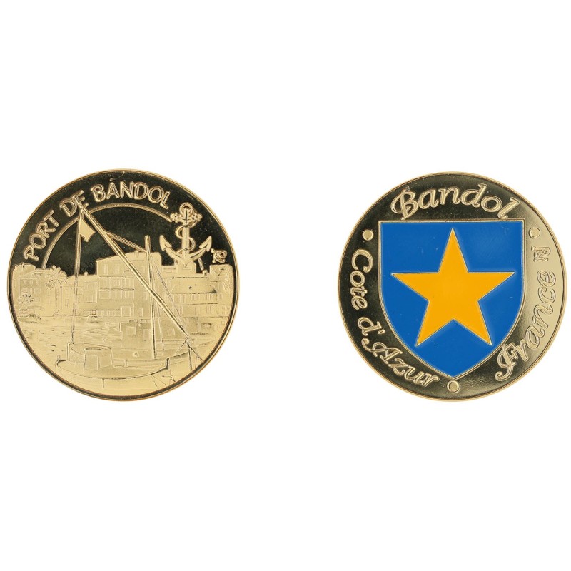 D11109 Medal 32 mm Azur Bandol Port