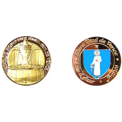 D11122 Medal 32 mm Azur St Paul De Vence Fontaine