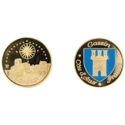 D11128 Medal 32 mm Azur Gassin