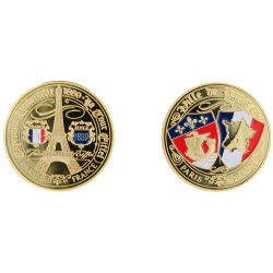 E1150 Medaille 40 mm Classic Paris T.E. Blasons