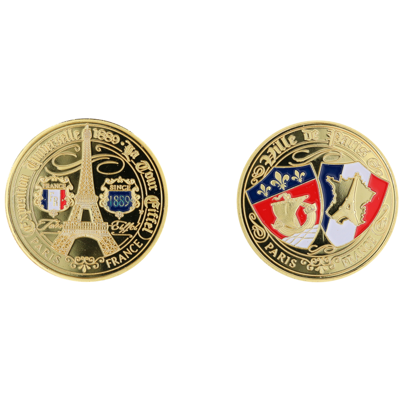 E1150 Medaille 40 mm Classic Paris T.E. Blasons
