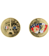E1150 Medaille 40 mm Classic Paris T.E. Blasons