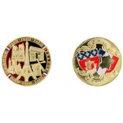 D11219 Medaille 32 mm 5 Monuments