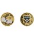 D11264 Medal 32 mm Le Mont St Michel + Mouton Couleur Blason