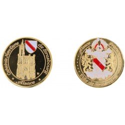 D1134 Medaille 32 mm Strasbourg Cathedrale Blason