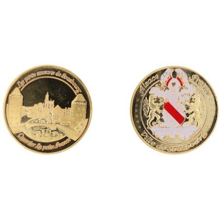 D1136 Medal 32 mm Strasbourg Ponts Couverts