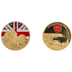 E1131 Medaille 40 mm Vintage Arro Gold Beach