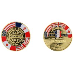 E1129 Medaille 40 mm Arromanches Logo D.Day